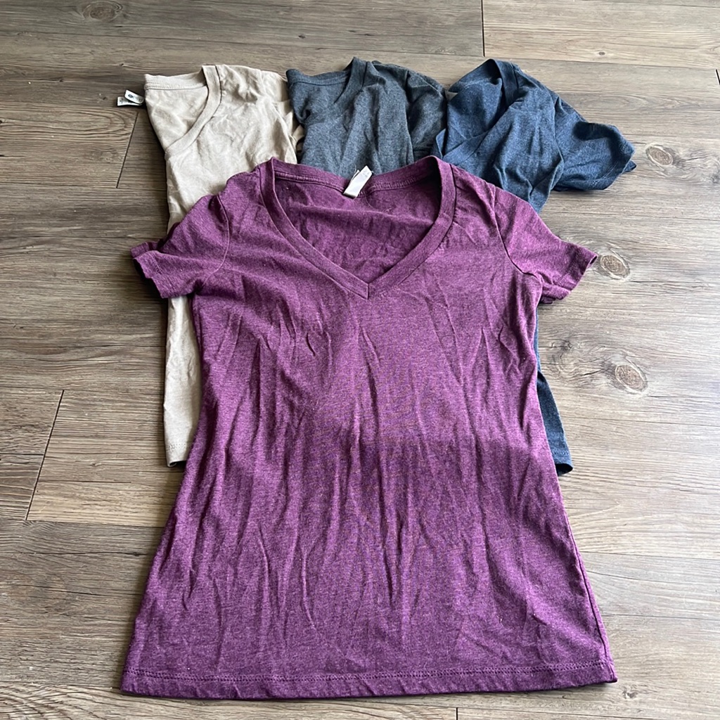 Basic V-Neck Tee Bundle
